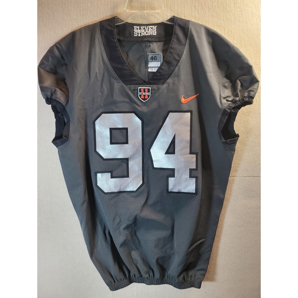 Oregon State Played Black Out Jersery # 94 Large Lenght+2 Vintage eleven strong
